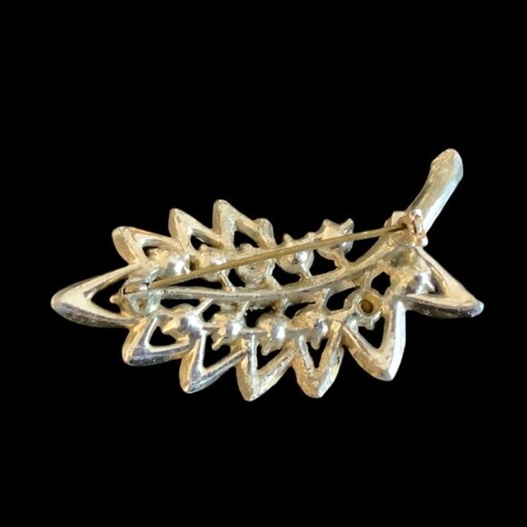 Vintage/Antique Silver and Orange Crystals - Picture 2 of 2